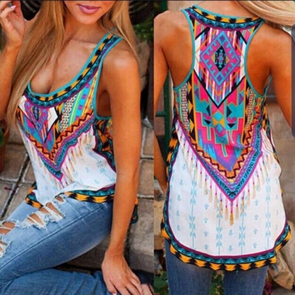 Tops - Digitally Printed Tank Top